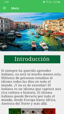 Aprende vocabulario italiano android App screenshot 6